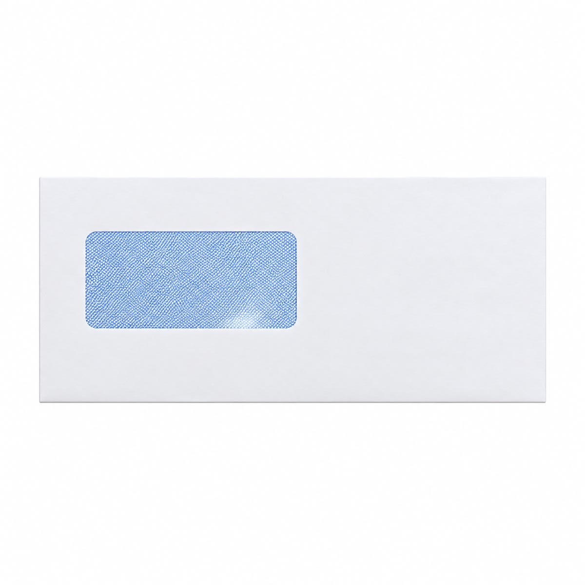 121x235mm White Mailer Gummed Window Envelopes 90gsm