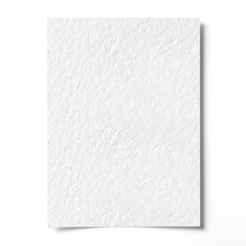 A6 WHITE HAMMER EFFECT PAPER 135GSM