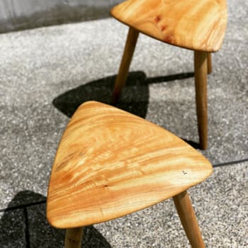 三腳椅 Triangle Stool, 2020 - Lafin Sawmah