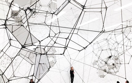 Where art, life science, and social sciences cross paths, Tomás Saraceno followed his profound interest in spiders and webs to form Arachnophilia