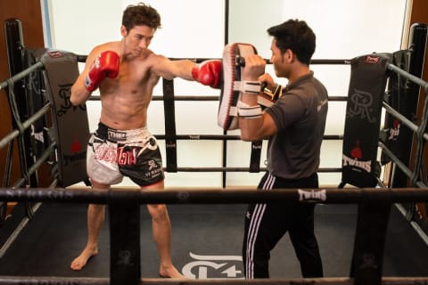 Uppercut, punch and kick!  Muay Thai boxing ring experience with luxury hotel wellness training and dietary supplement