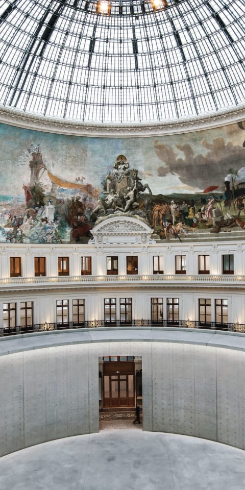 Bourse de Commerce transformed by Tadao Ando and Pinault Collection, connecting heritage to contemporary creation