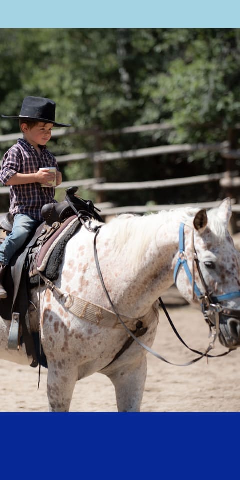 Experience true spirit of the West, parents and kids alike.  Colorado dude ranch all-inclusive vacation