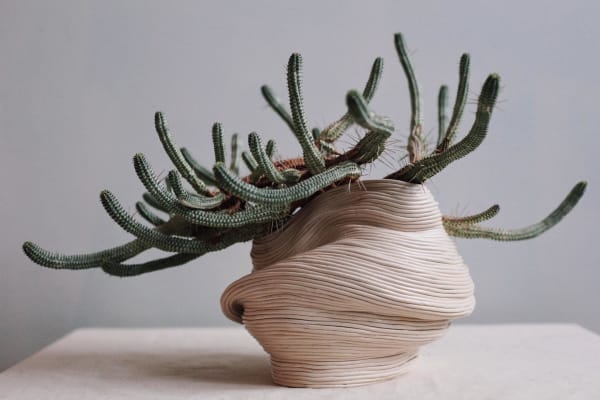 Ingenious ceramics processes imitating systems of nature, mimicking method of 3D printed coils