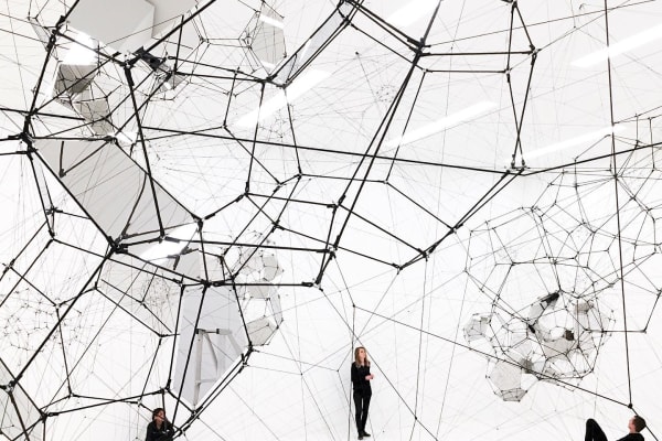 Where art, life science, and social sciences cross paths, Tomás Saraceno followed his profound interest in spiders and webs to form Arachnophilia