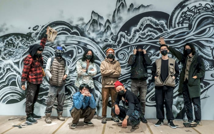 Contemporary graffiti artists gathered at Juming Museum, showcasing new generation of artistic creations