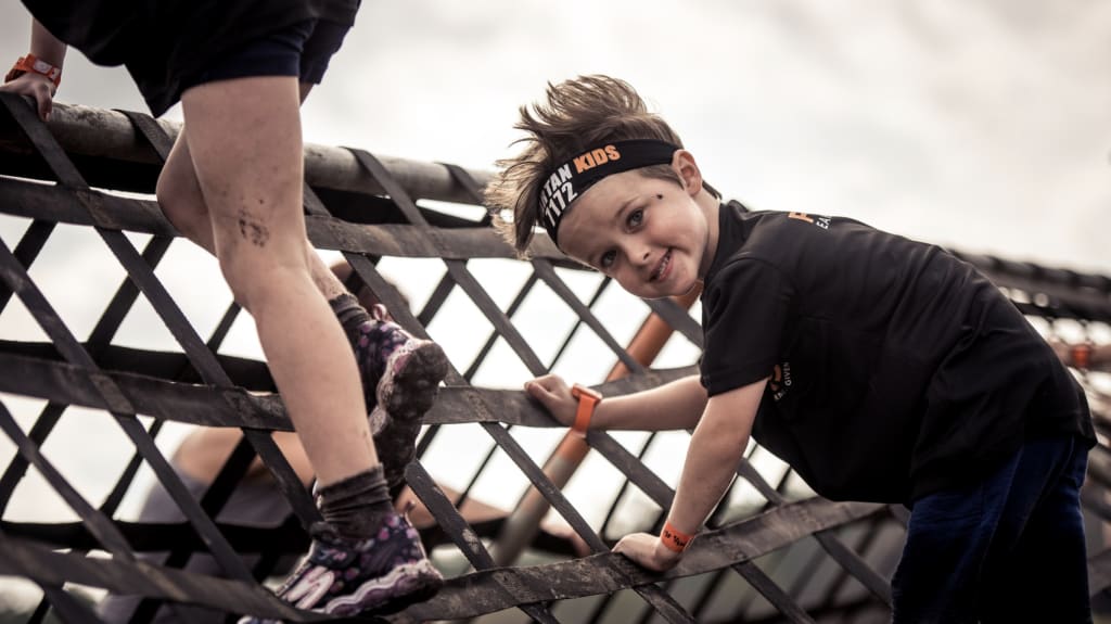 Obstacle course event geared for kids, no participation trophies here.  Spartan Kids Race(圖1)