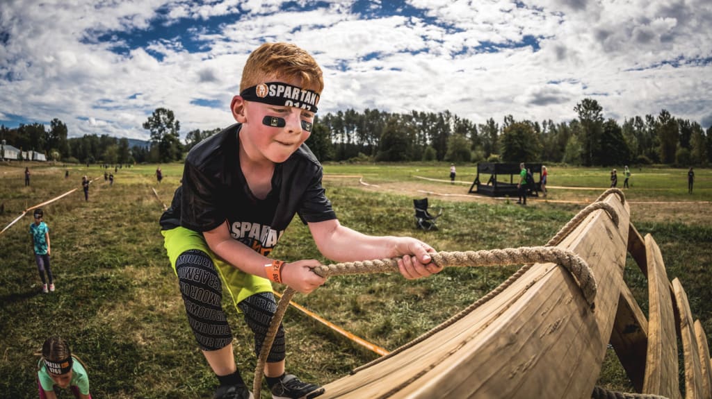 Obstacle course event geared for kids, no participation trophies here.  Spartan Kids Race(圖4)