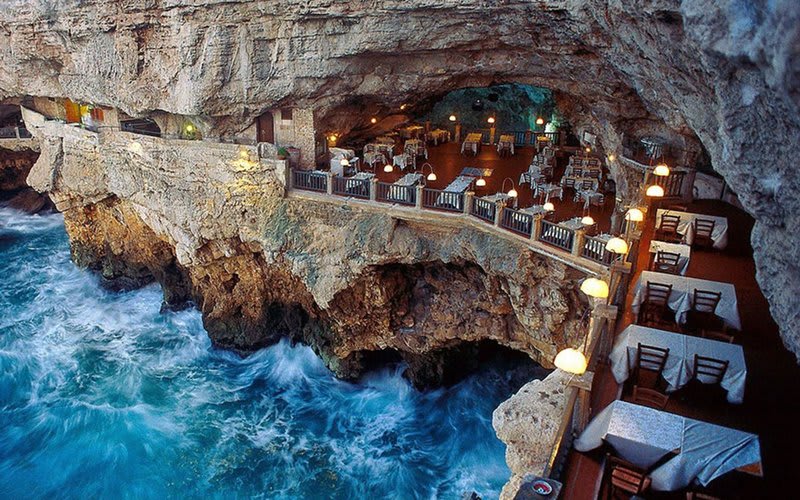 Grotta Palazzese is all about…