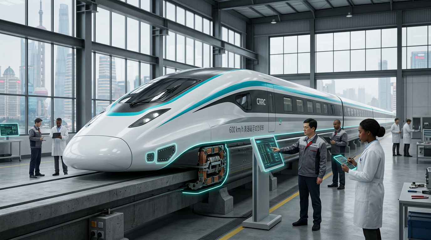600 km/h Superconducting Maglev Train