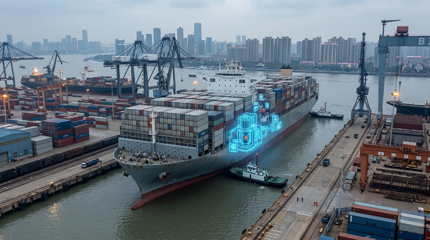 Nuclear-Powered Container Ship