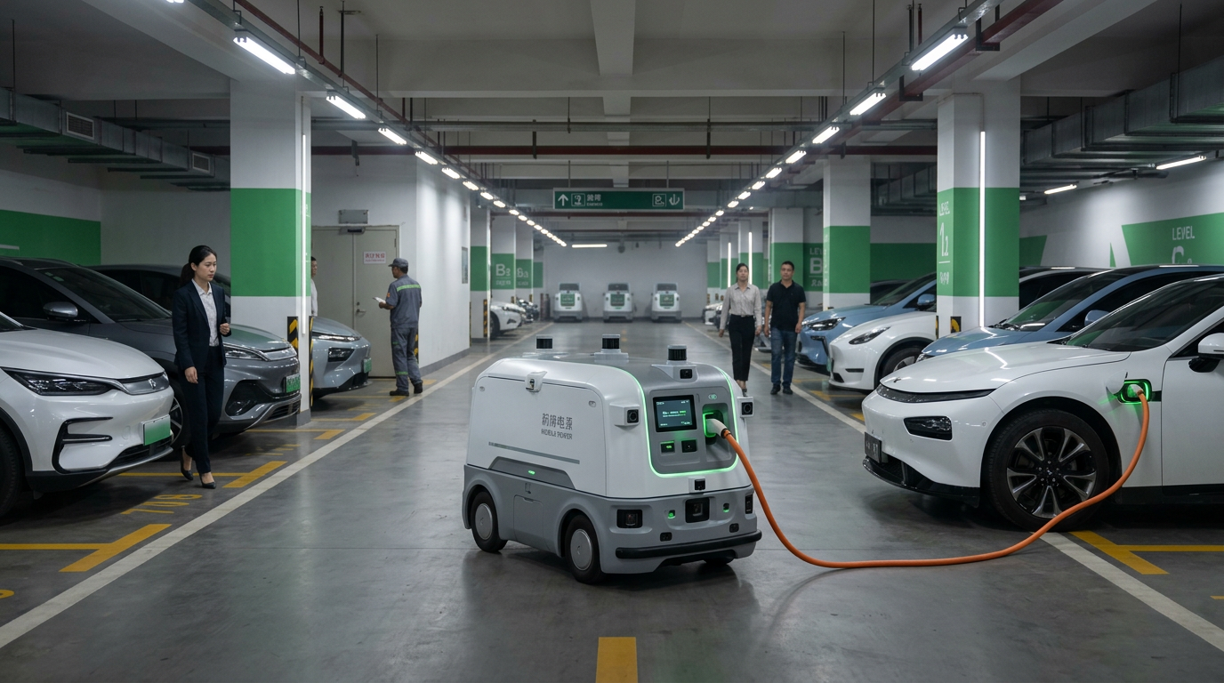 Autonomous Mobile EV Charging Robots