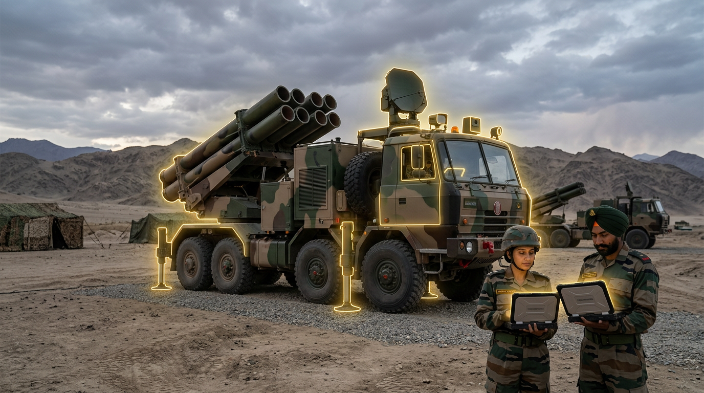 Pinaka Multi-Barrel Rocket Launcher System