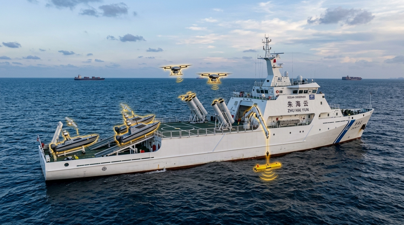 Zhu Hai Yun Autonomous Drone Carrier