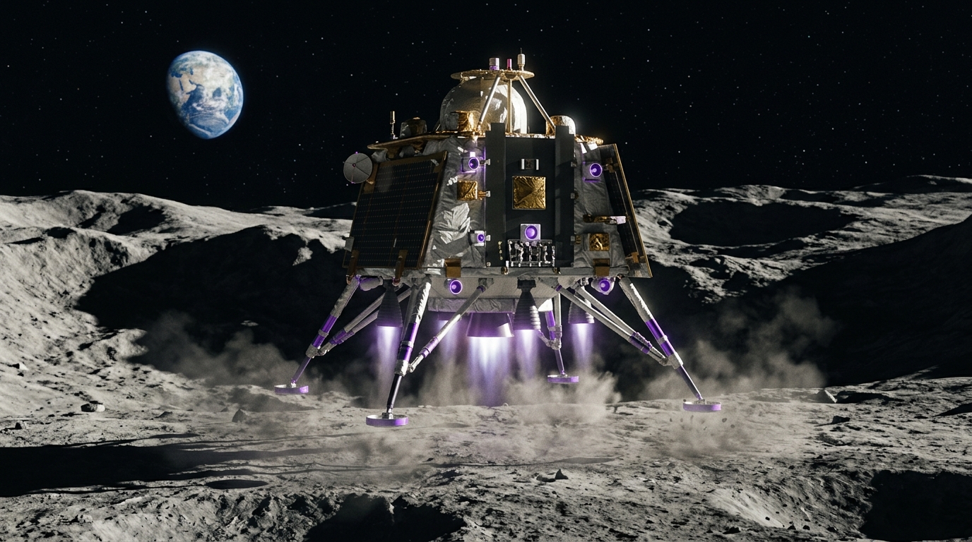 Chandrayaan-3 Lunar South Pole Landing