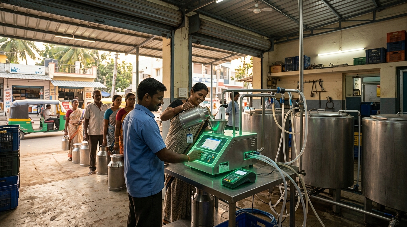 Technology-Enabled Milk Cooperative System
