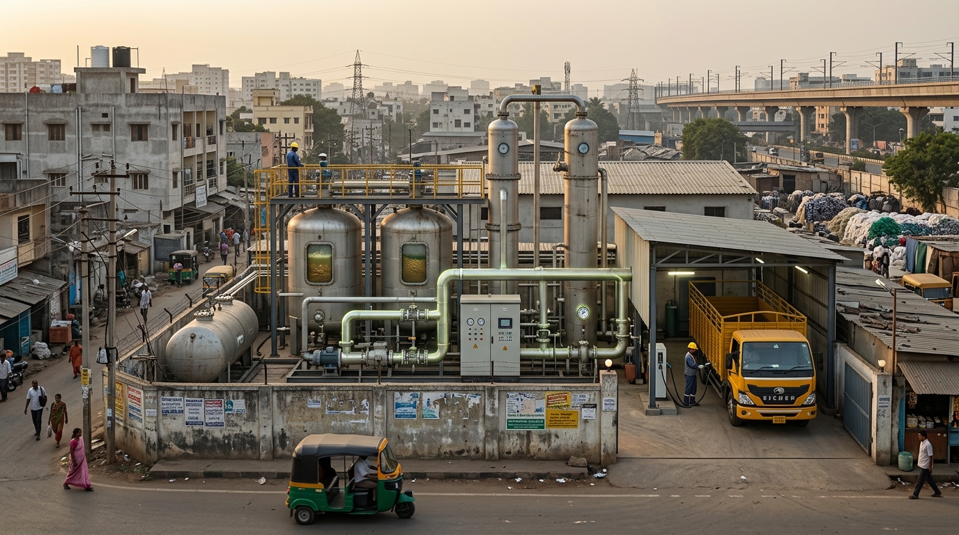 Compressed Biogas (CBG) from Agricultural Waste