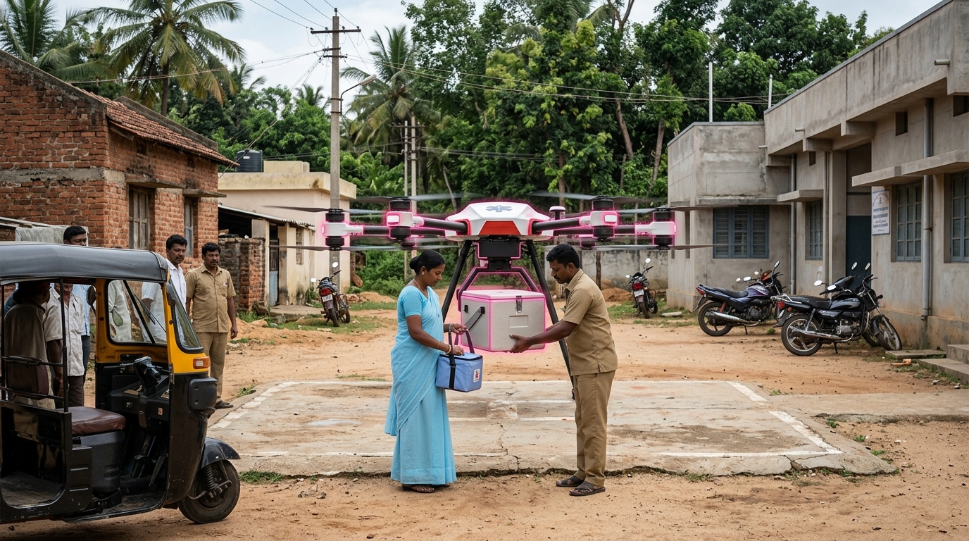 Drone-Based Healthcare Delivery for Remote Areas