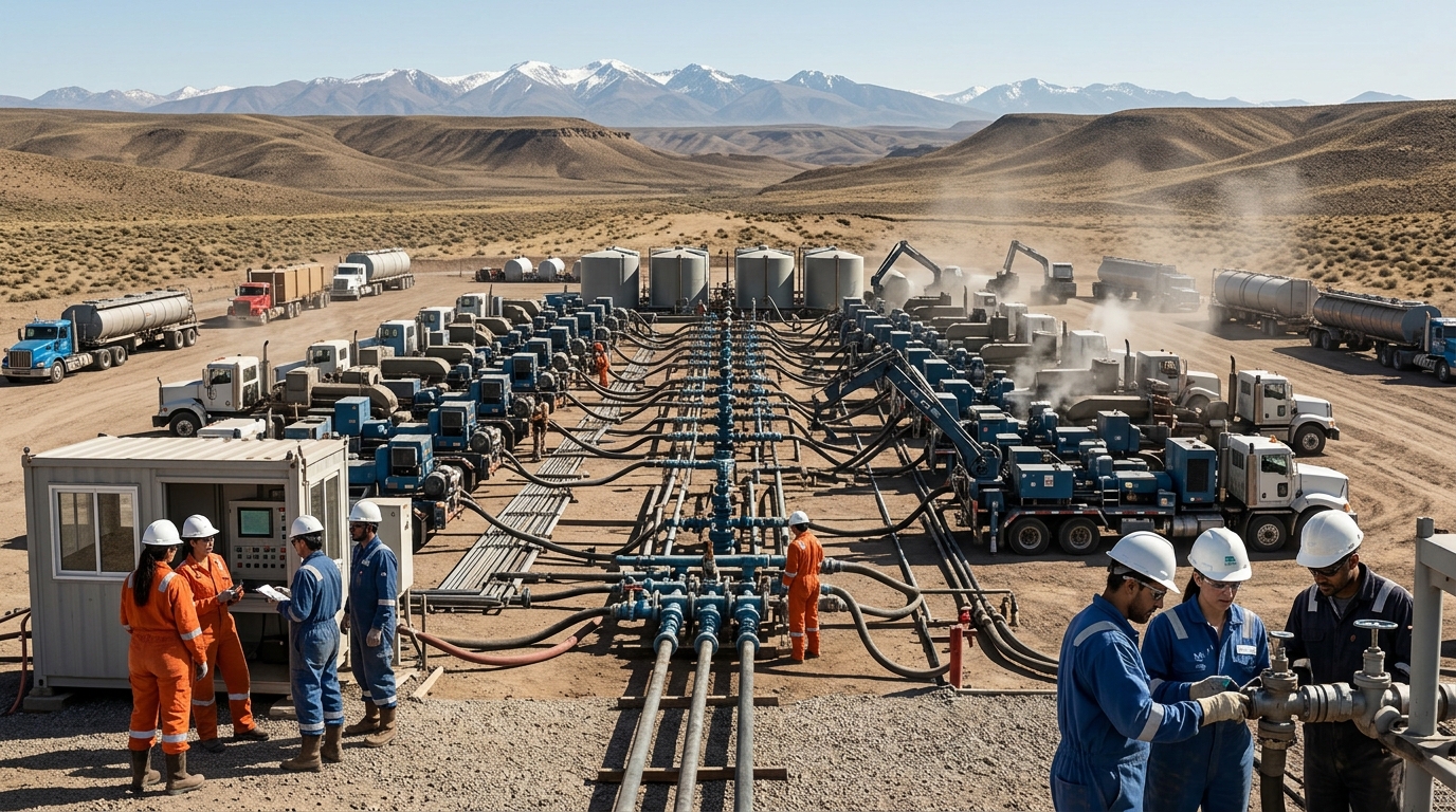 Vaca Muerta Unconventional Shale Extraction