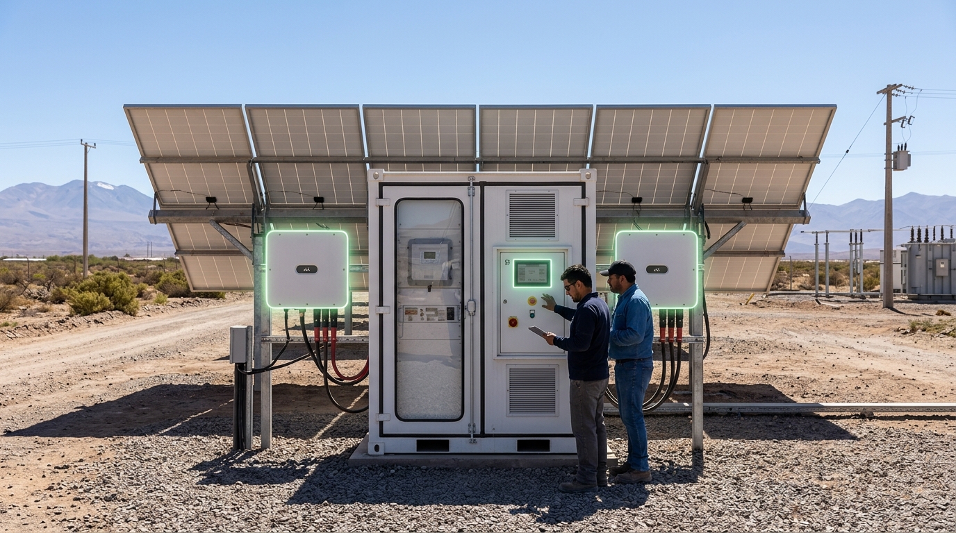 Utility-Scale Solar PV with Battery Storage