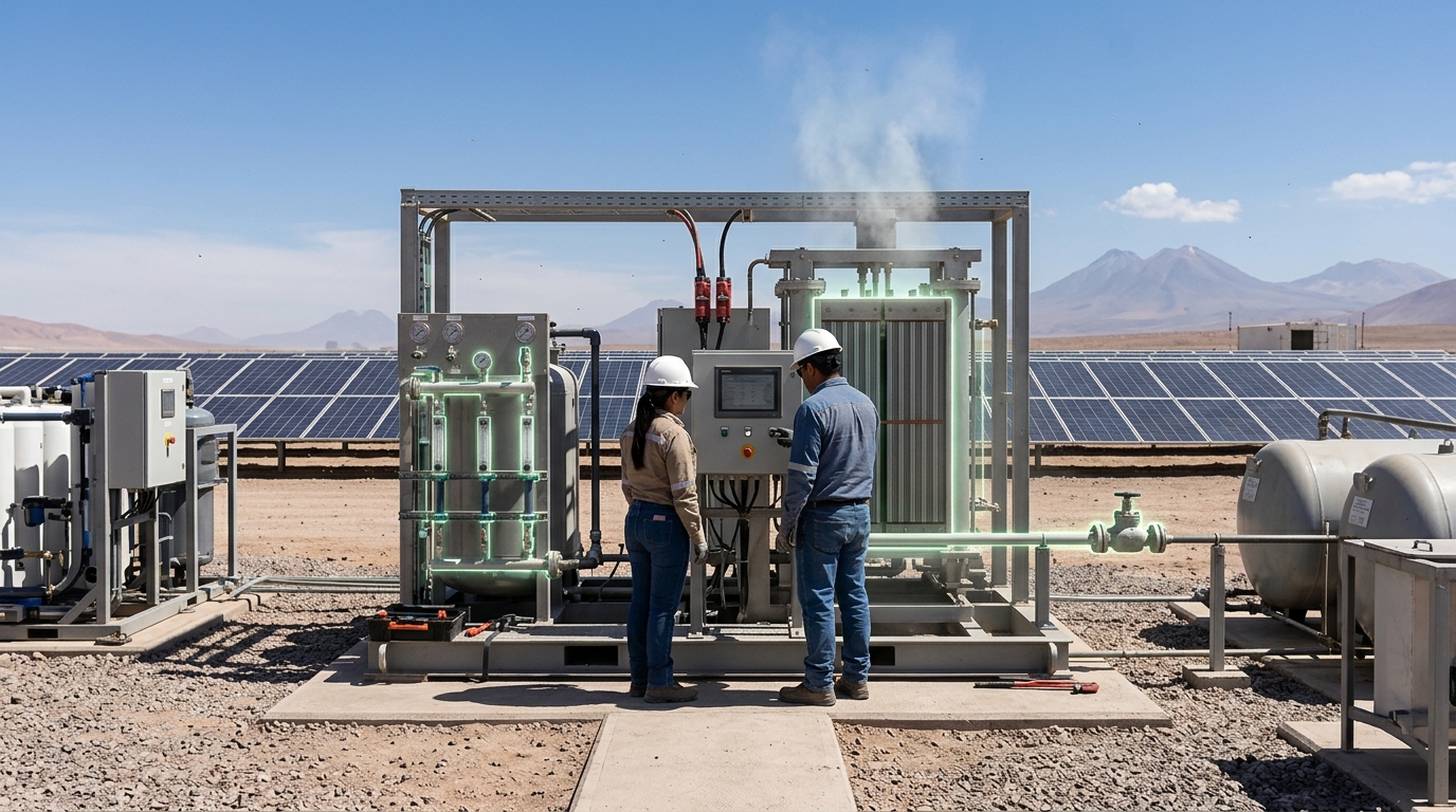 Green Hydrogen Production via Electrolysis