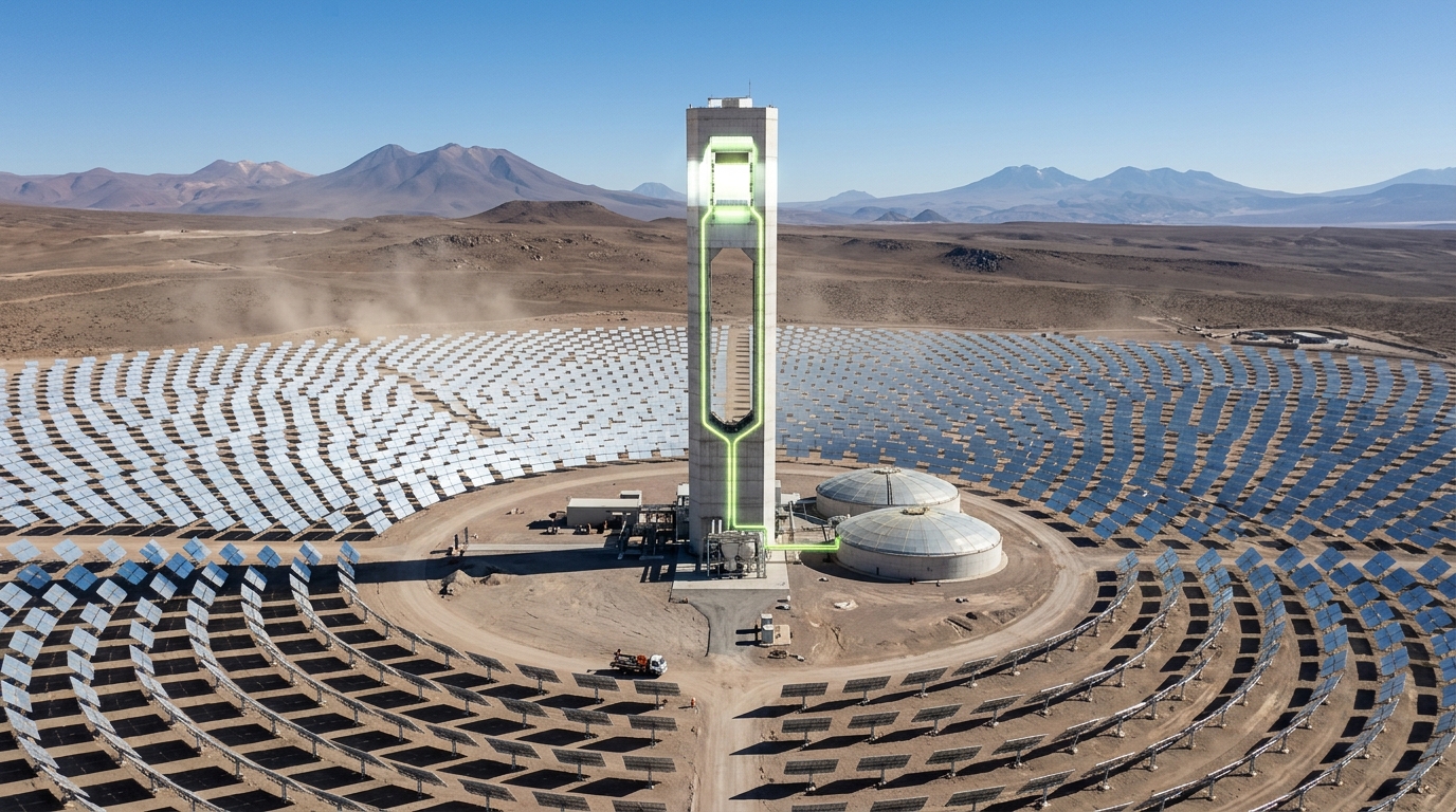 Concentrated Solar Power with Thermal Storage
