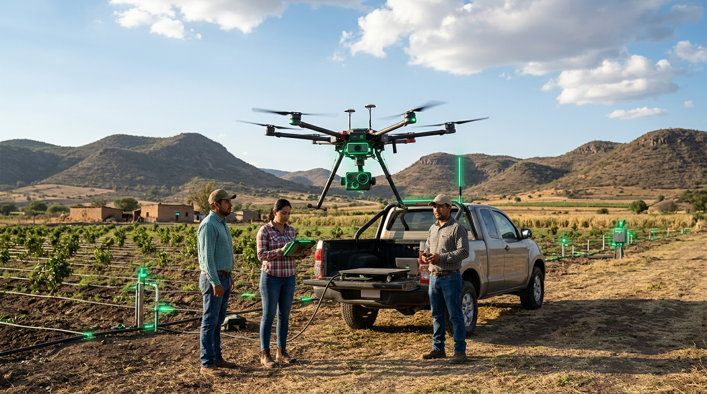 Precision Agriculture & Satellite-Guided Farming