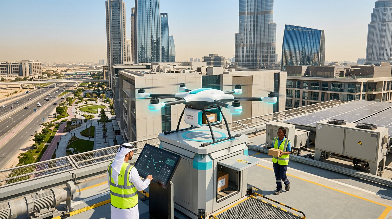 UAE Commercial Drone Delivery Networks