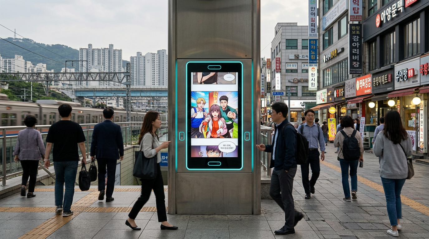 Webtoon Digital Comics Platform