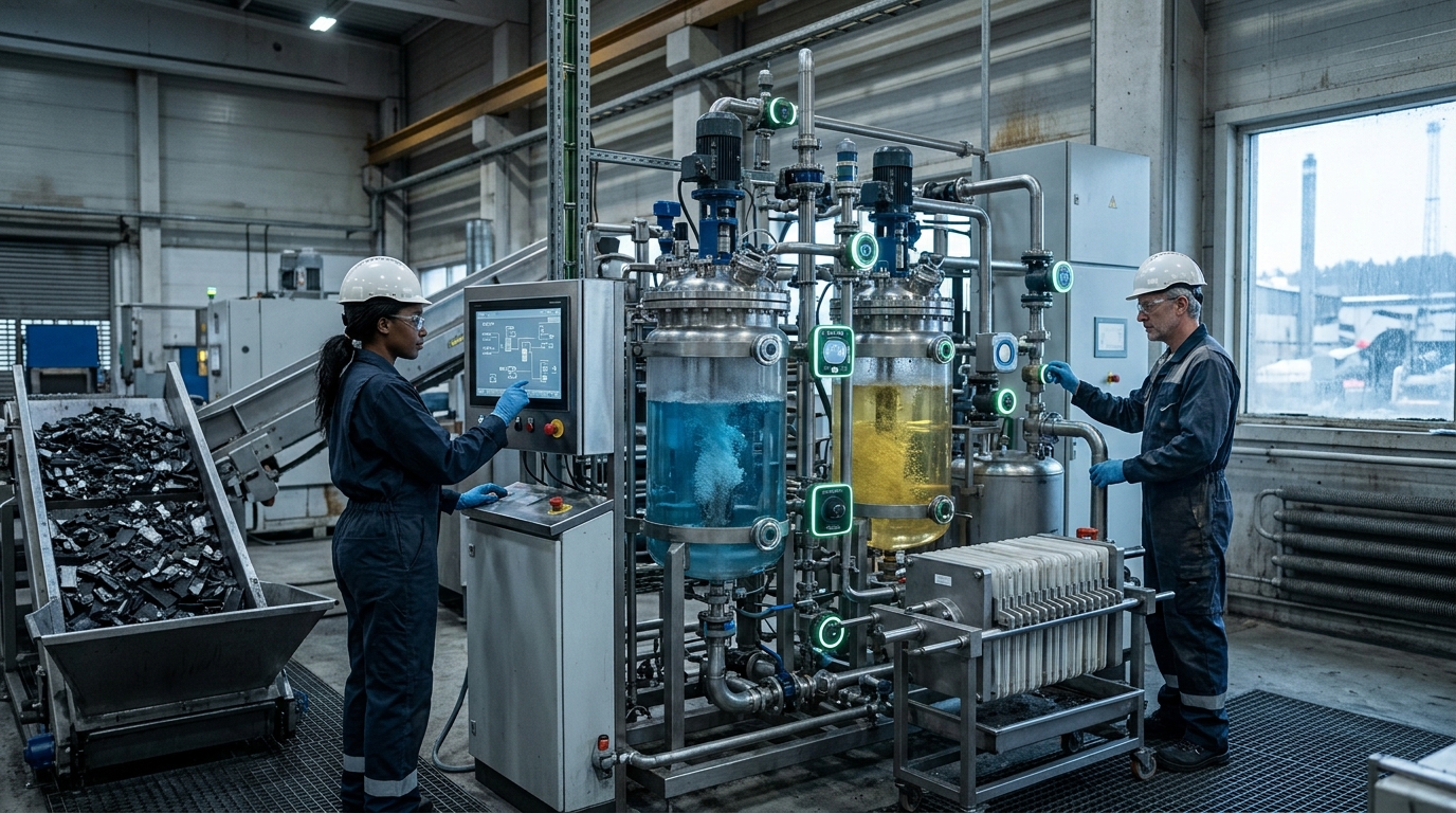 Battery Recycling Hydrometallurgy