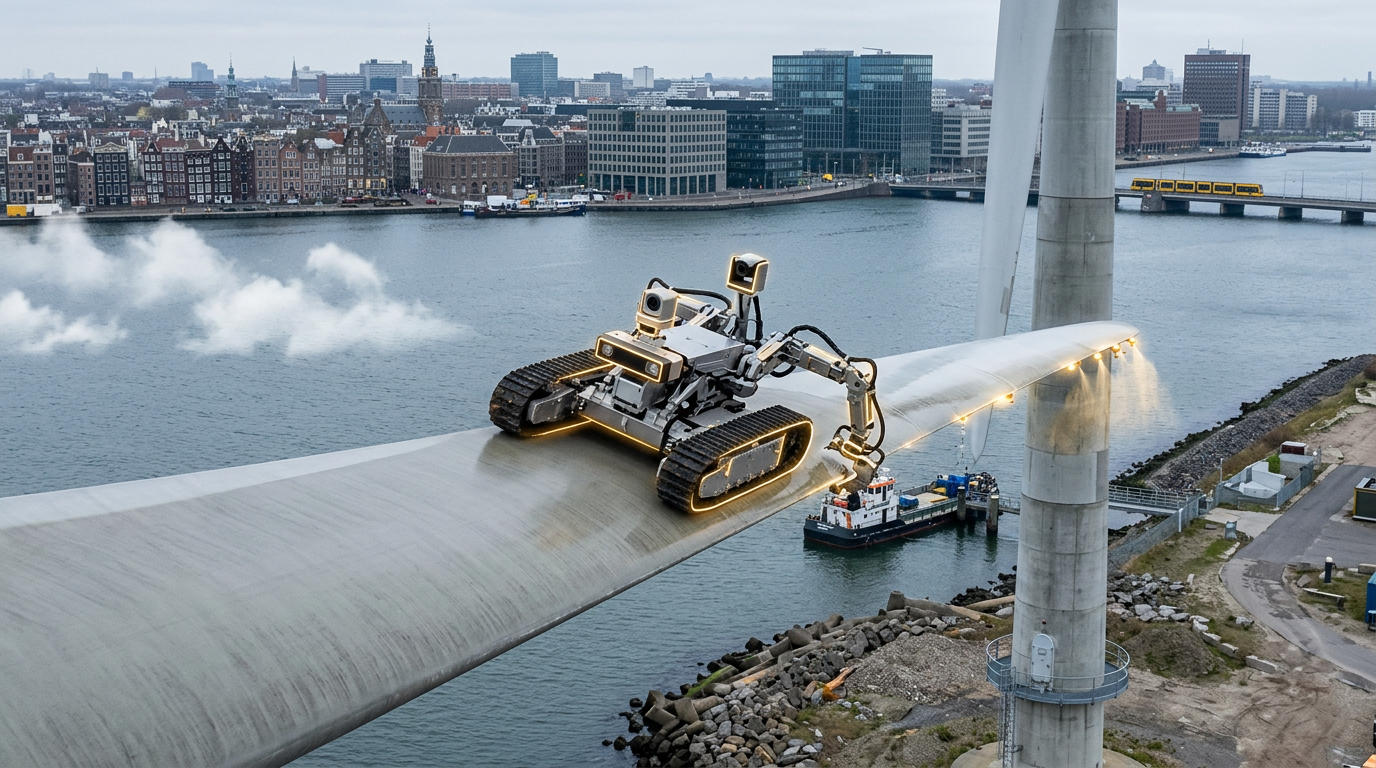 Wind Turbine Maintenance Robots