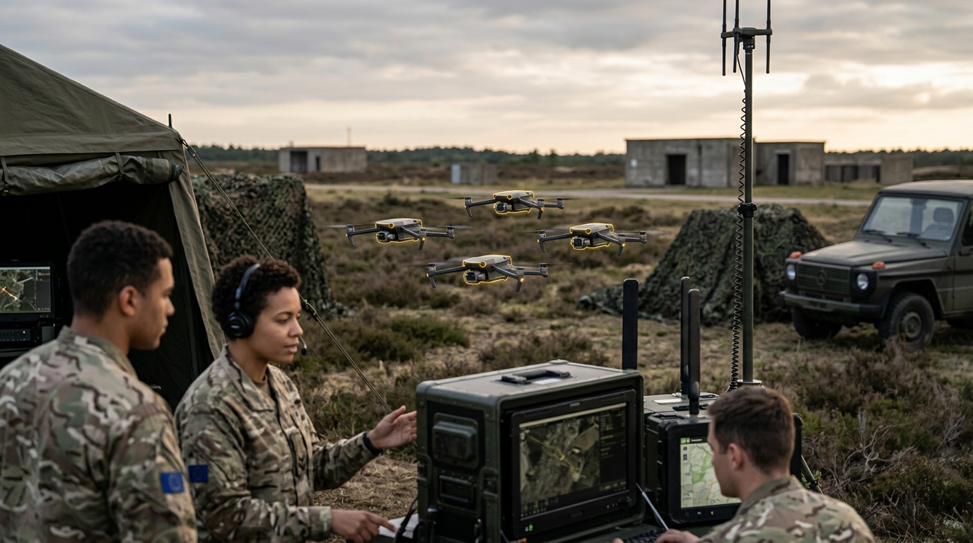 Reconnaissance Drone Swarms