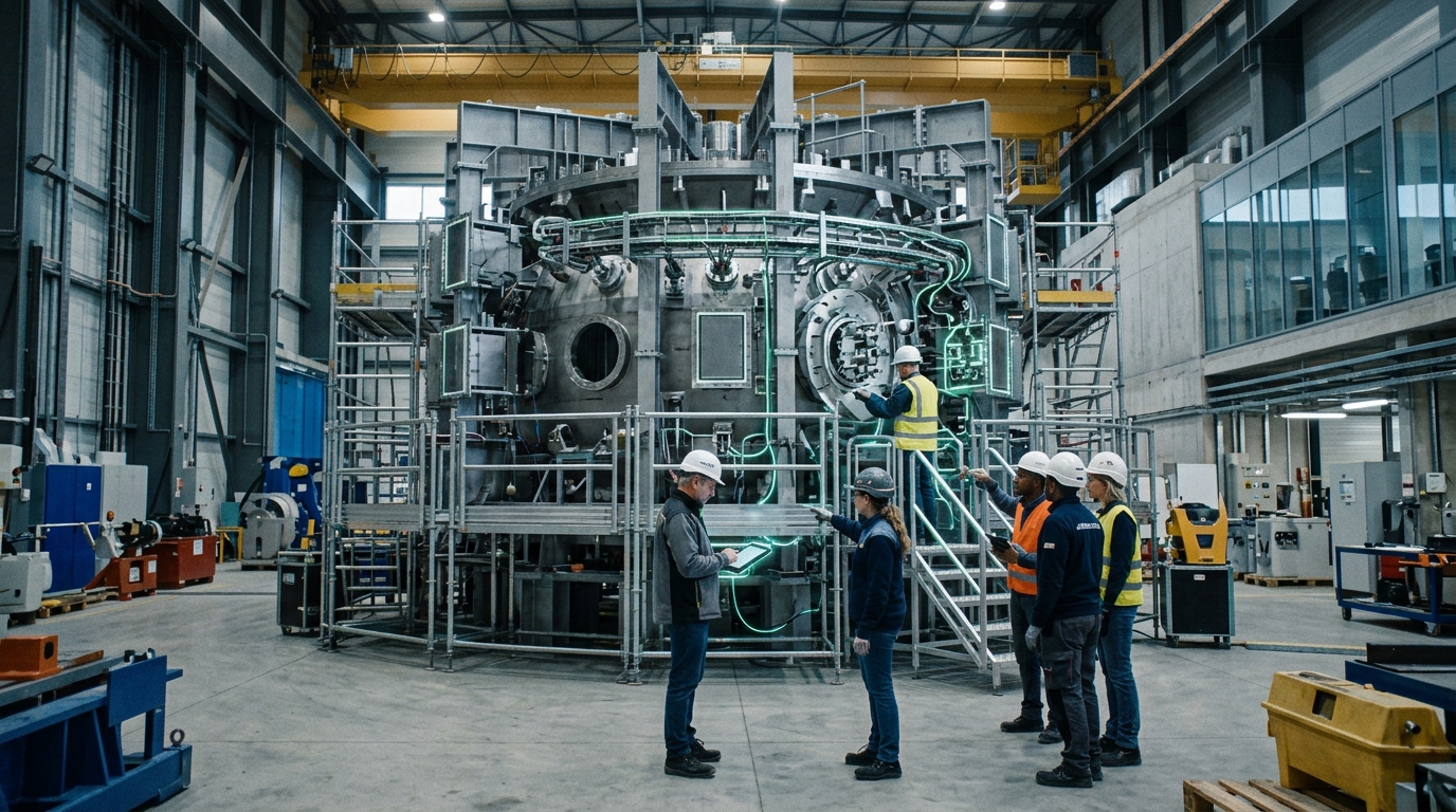 ITER Tokamak Fusion Reactor
