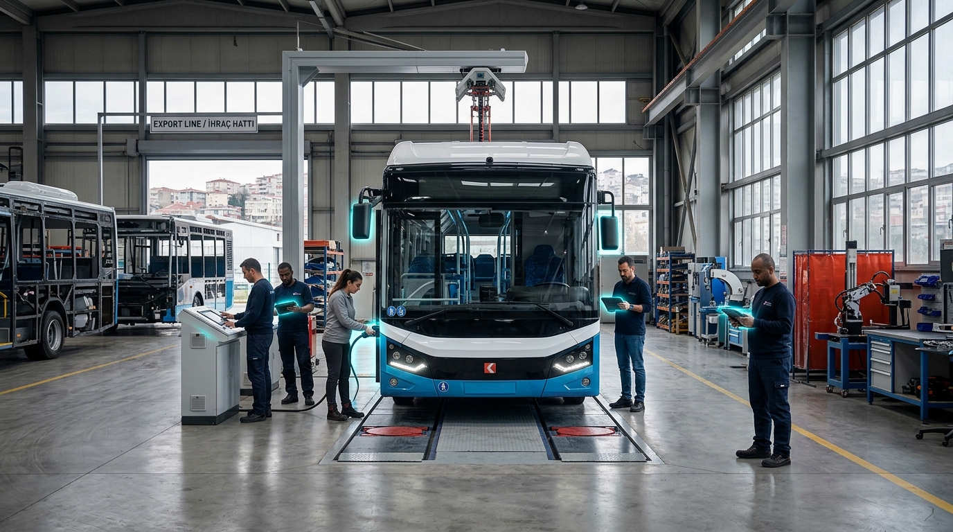 Electric Bus Manufacturing for Export