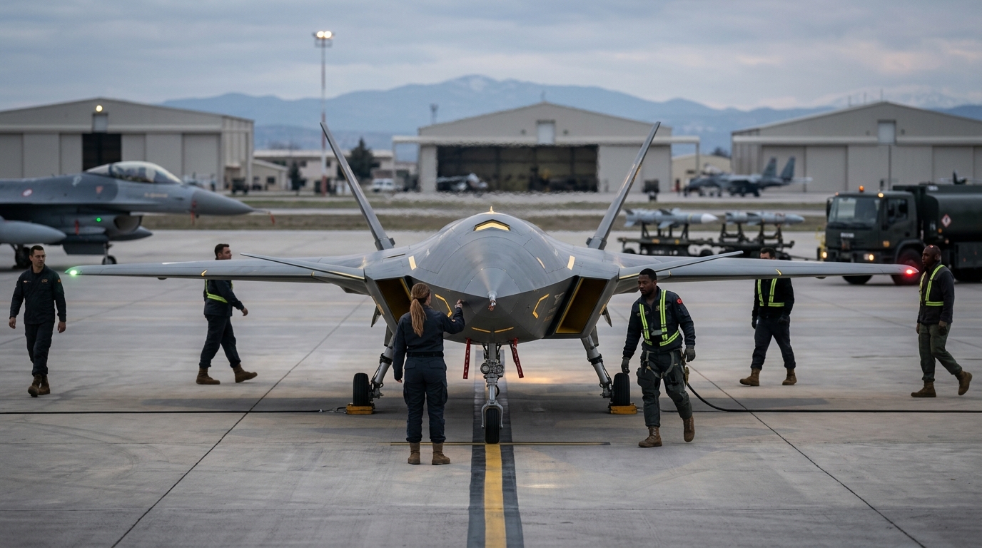 Jet-Powered Unmanned Combat Fighter