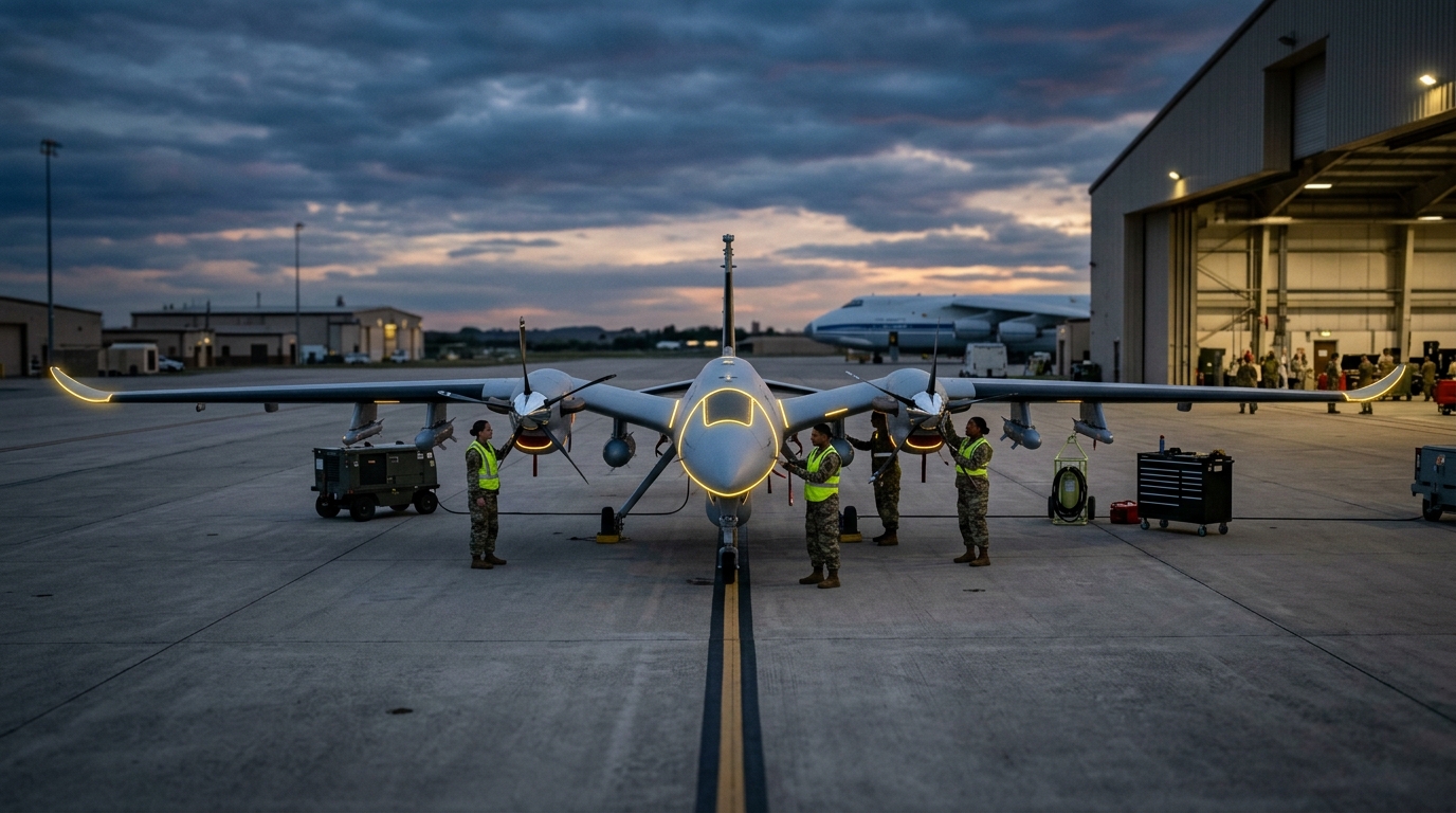 Heavy Twin-Engine UCAV Platform