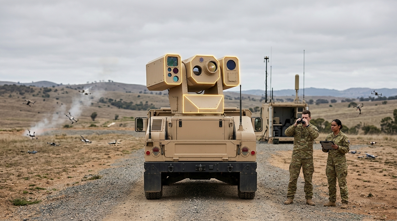 High-Energy Laser Counter-Drone Systems