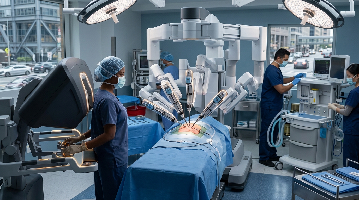 AI-Enhanced Surgical Robotics