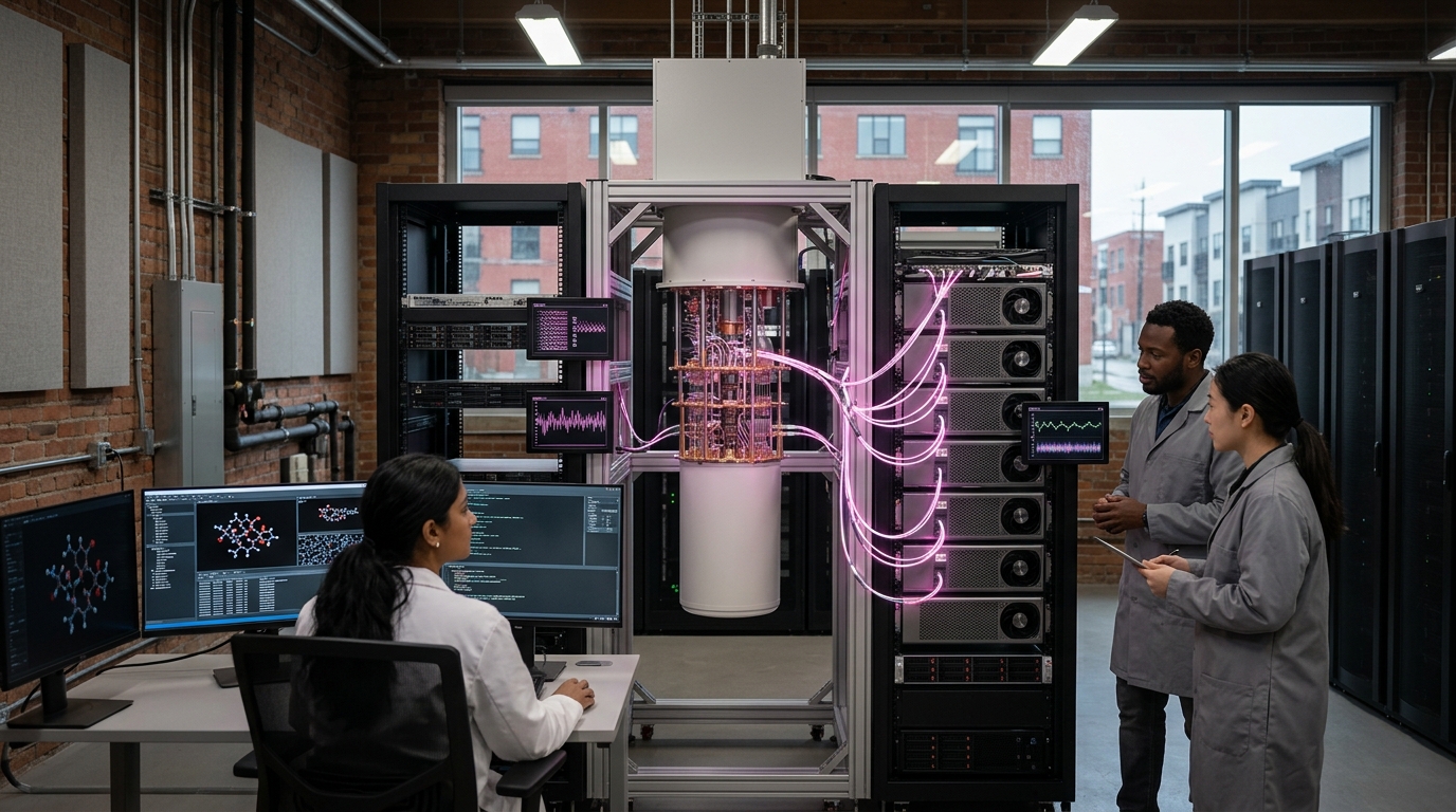 Quantum-AI Hybrid Simulation