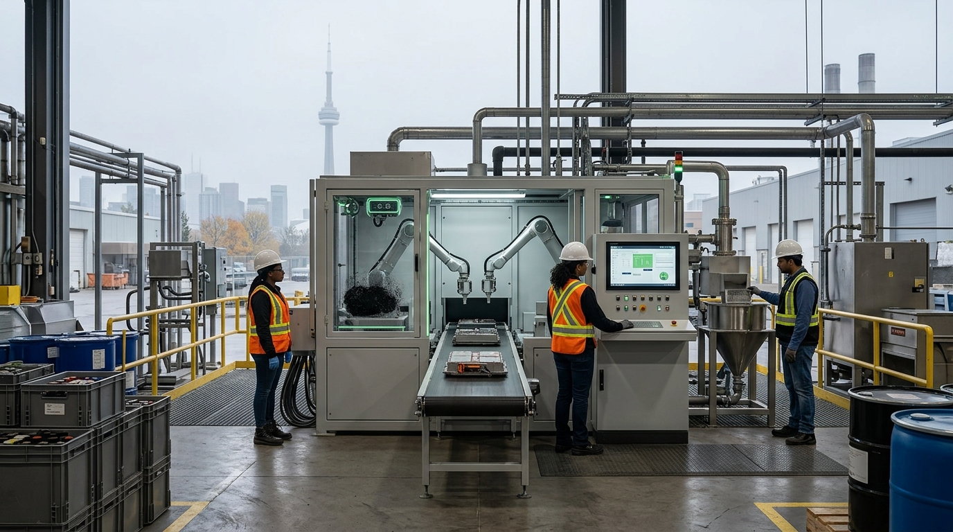 AI-Powered Battery Mineral Recycling