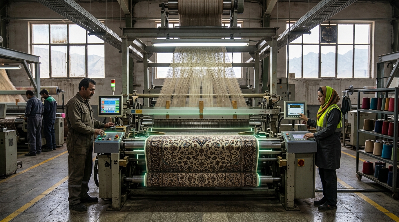 Advanced Machine-Made Carpet Weaving Technology