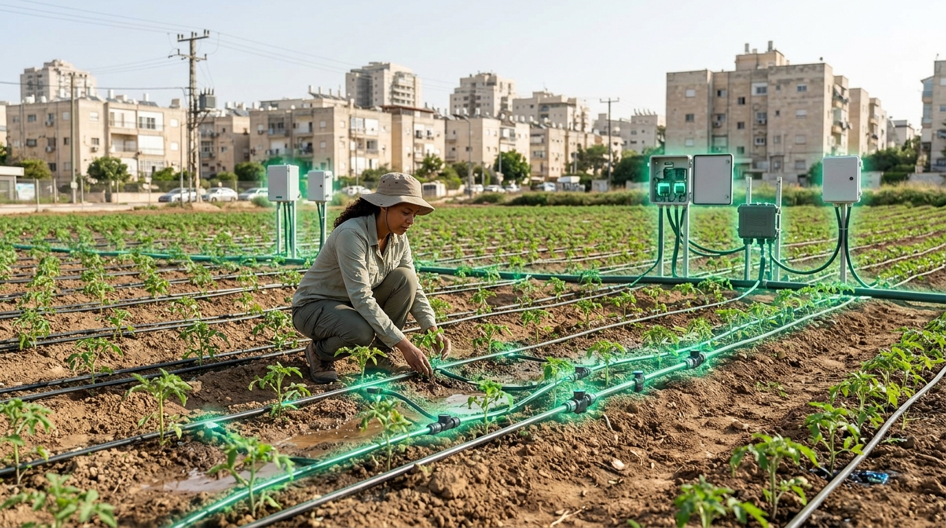 Precision Drip Irrigation with Smart Sensing