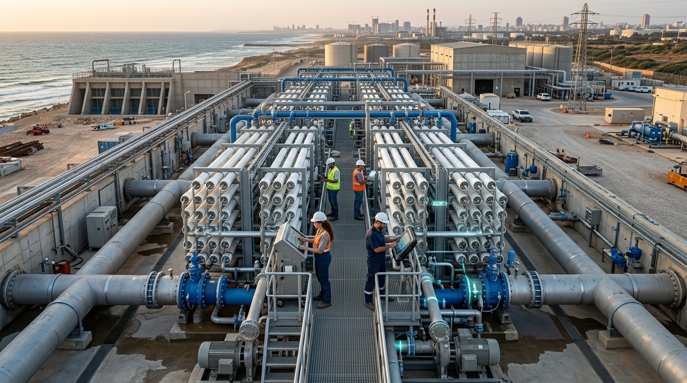 Large-Scale Seawater Reverse Osmosis Desalination