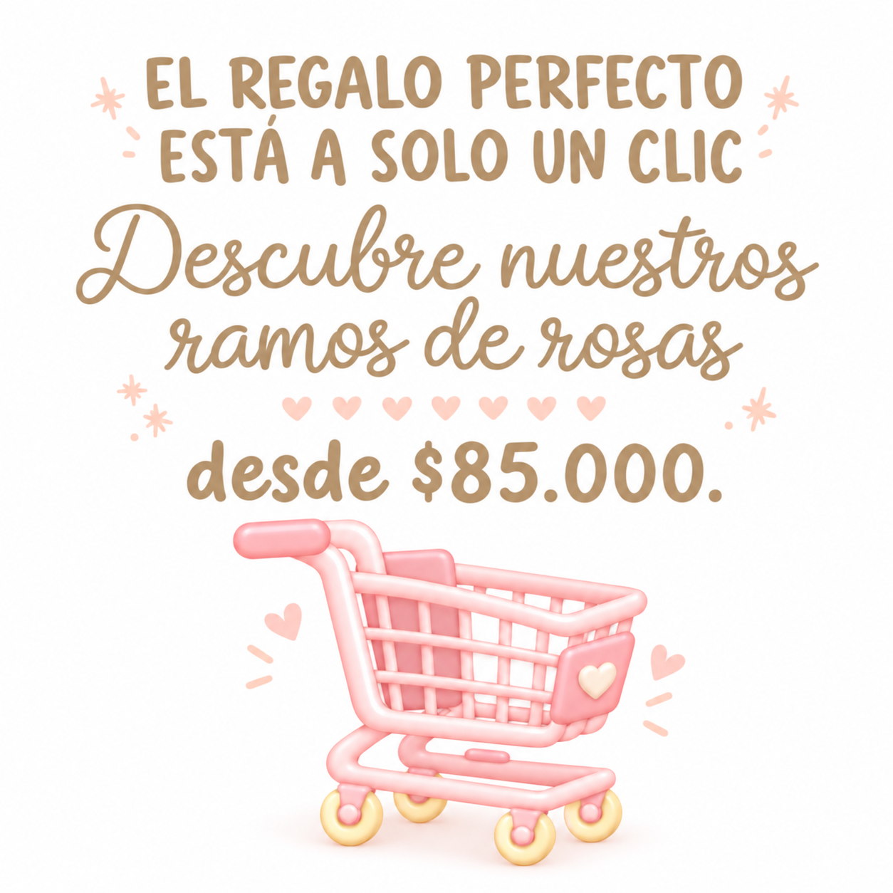 Haz tu sorpresa aún más especial - Añade un ramo de rosas desde $49.000
