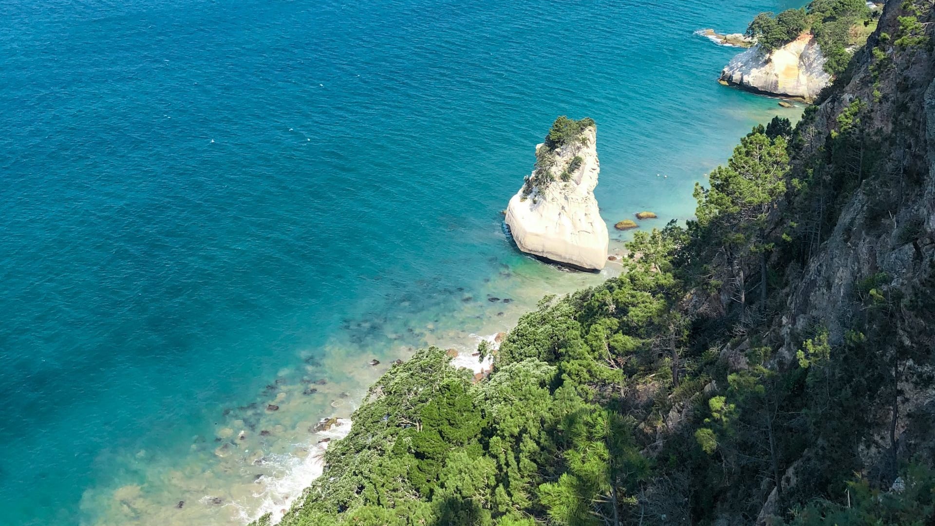 Neuseeland, Fjordlandschaft mit Bergen und See
