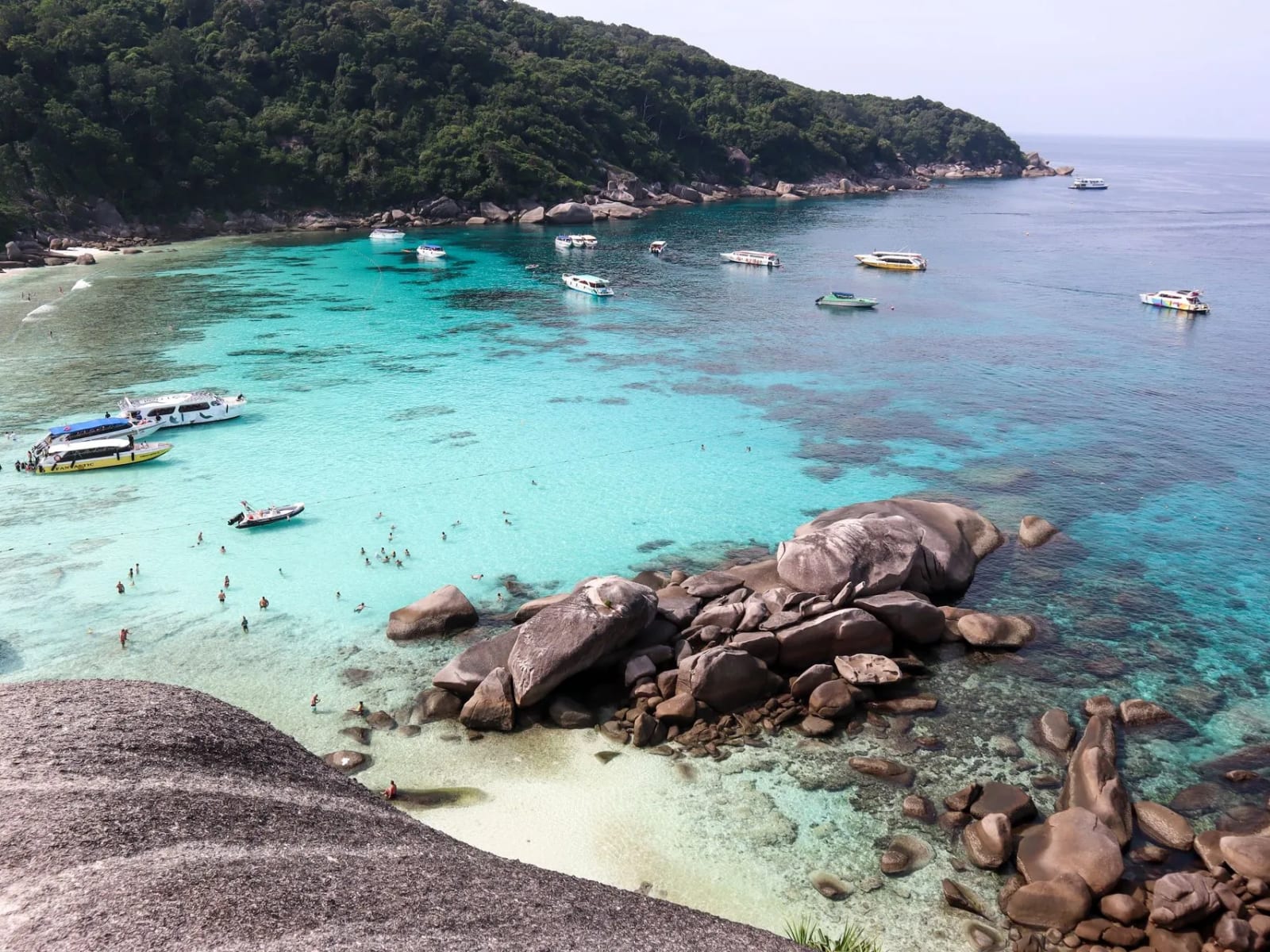 Similan-Inseln bei Phuket aus der Vogelperspektive