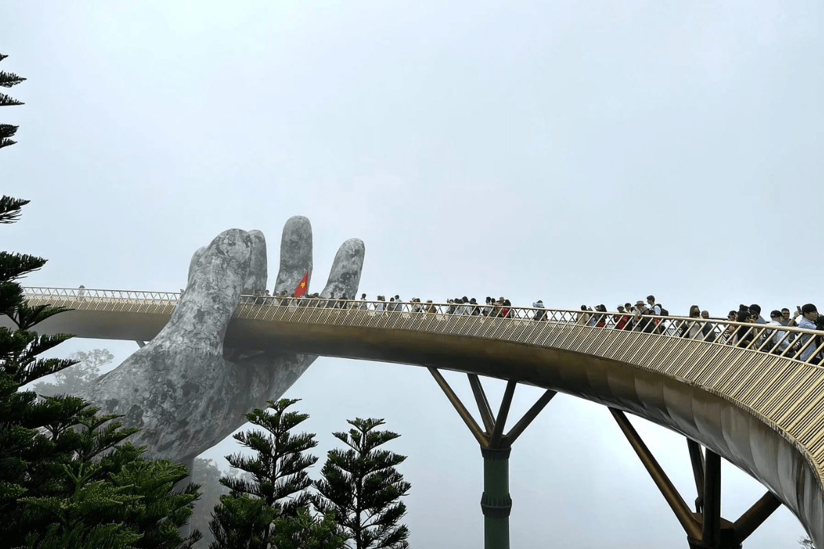 Golden Bridge in den Ba-Na-Hills bei Da Nang