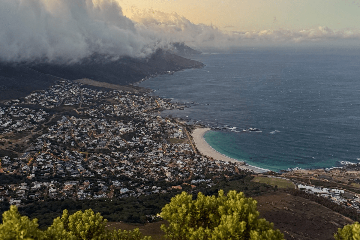 Blick über Kapstadt vom The Rock in Bantry Bay