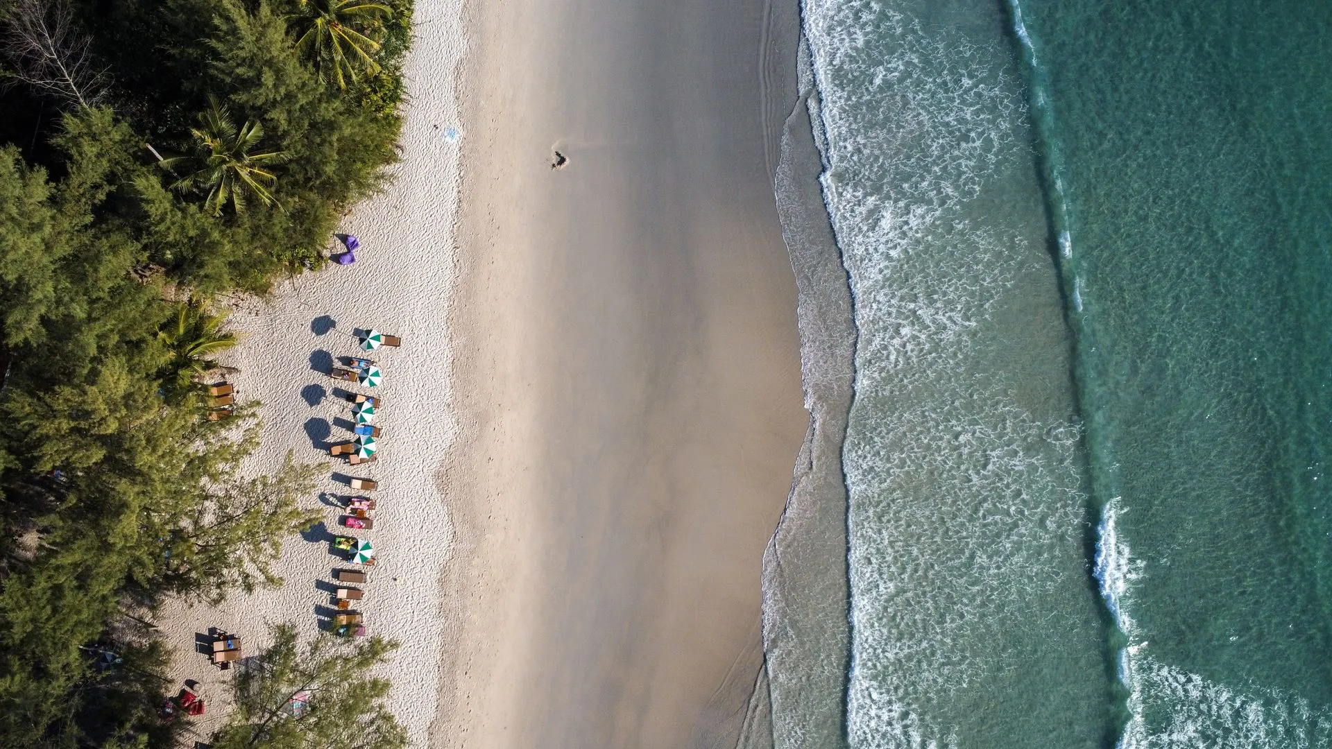 Khlong Hin Beach Luftaufnahme