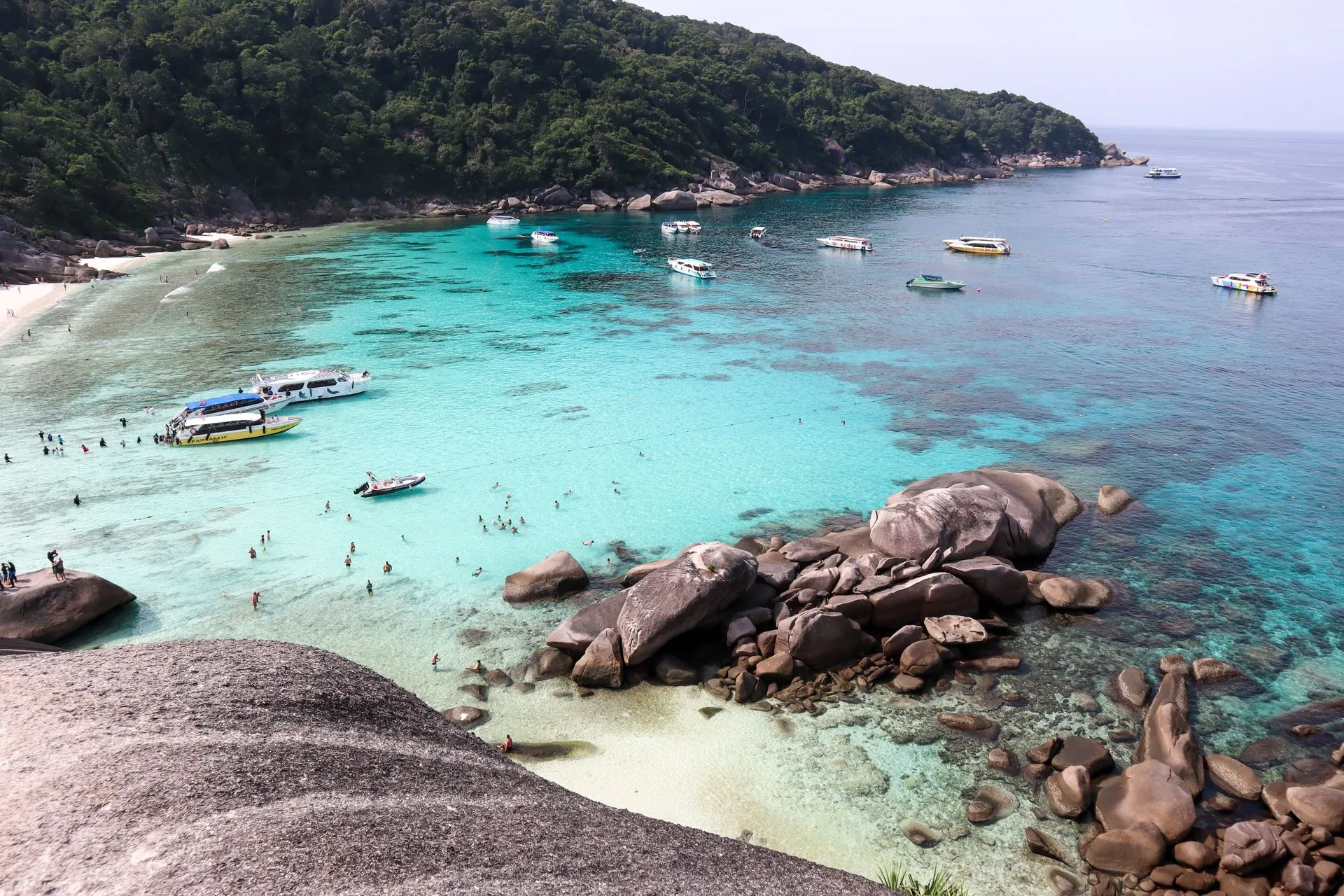 Similan-Inseln bei Phuket aus der Vogelperspektive